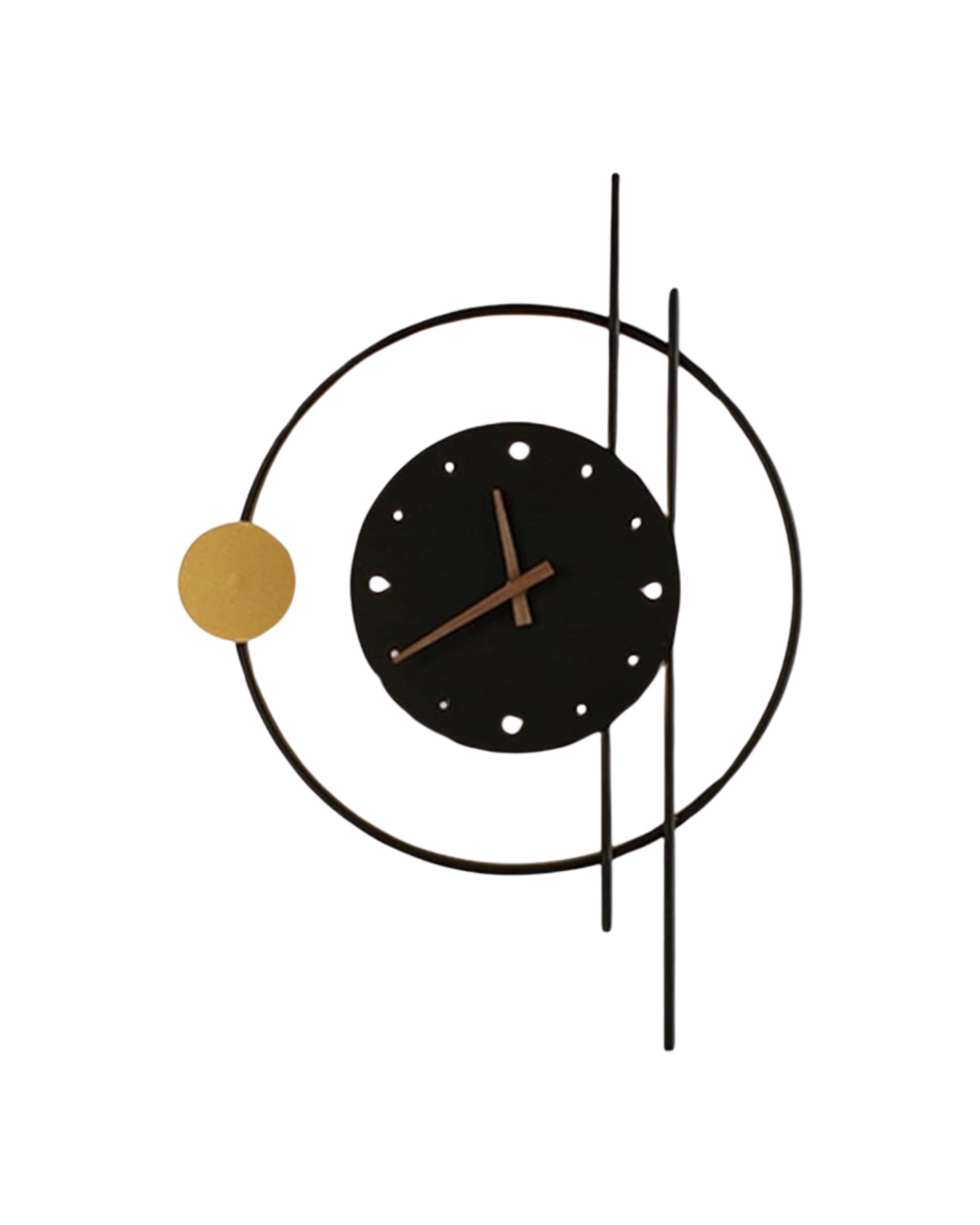 Lampada da parete con orologio Éclipse
