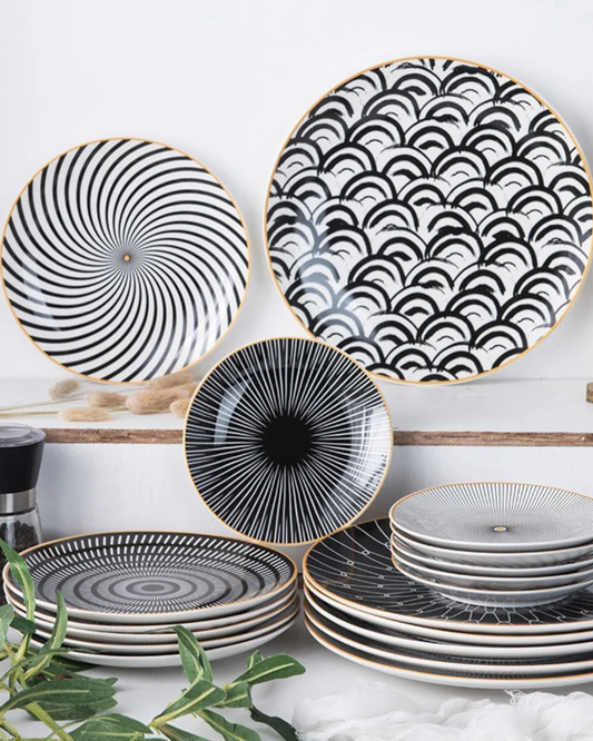 Collezione Noir Patterns (set da 6)