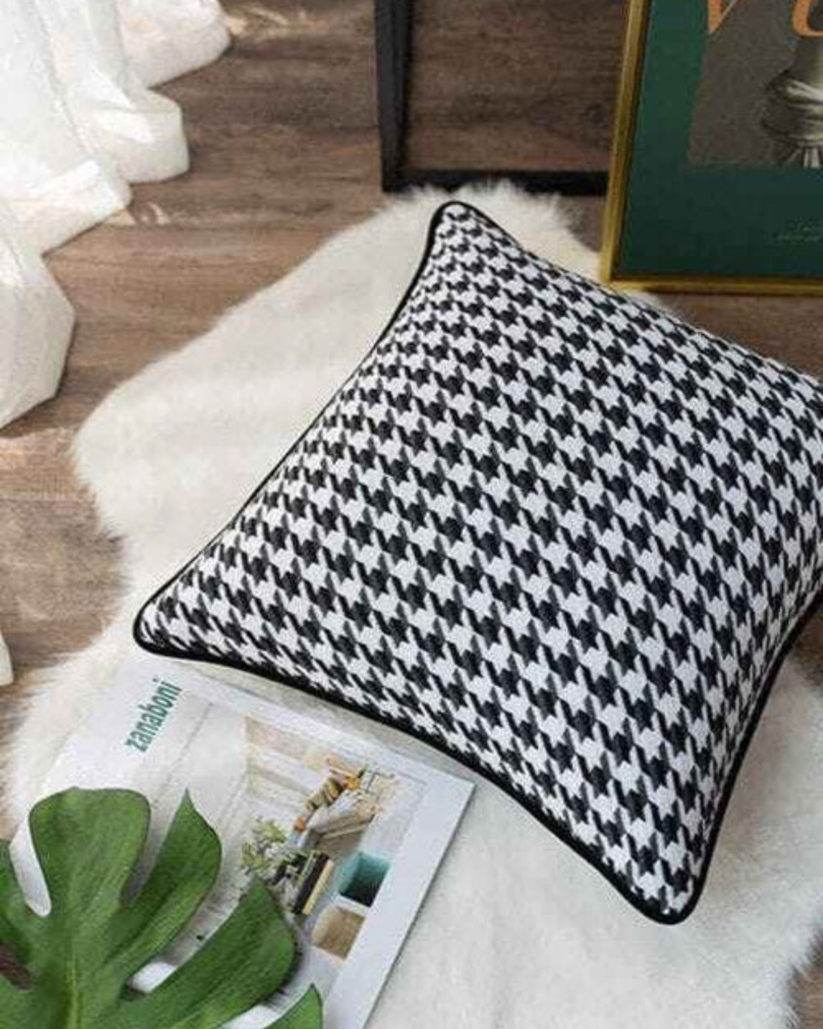 Fodera per cuscino Pied-de-Poule