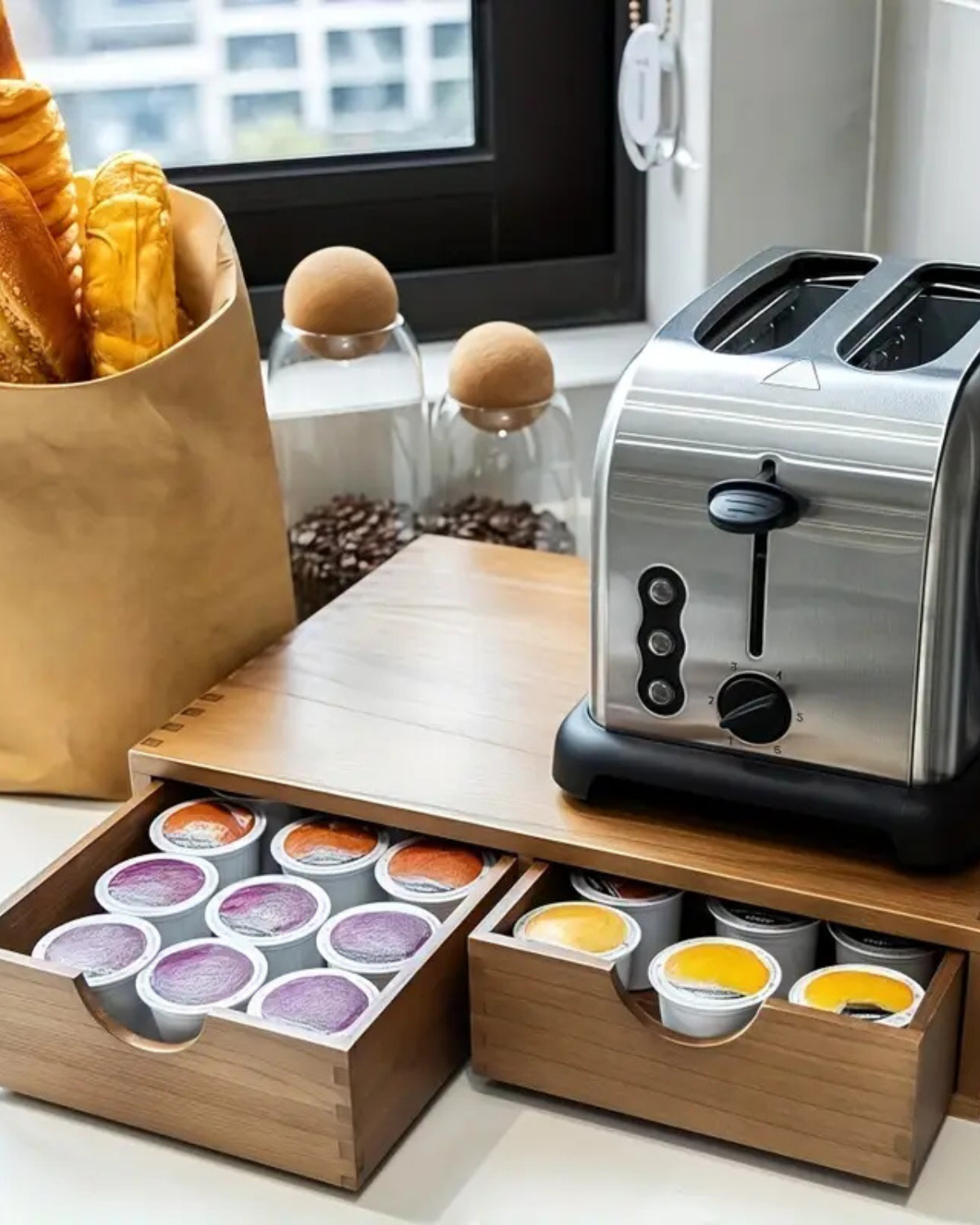 Contenitore per cialde di caffè Soléa