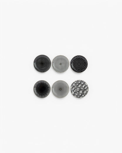 Collezione Noir Patterns (set da 6)