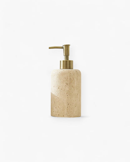 Distributore di sapone in travertino