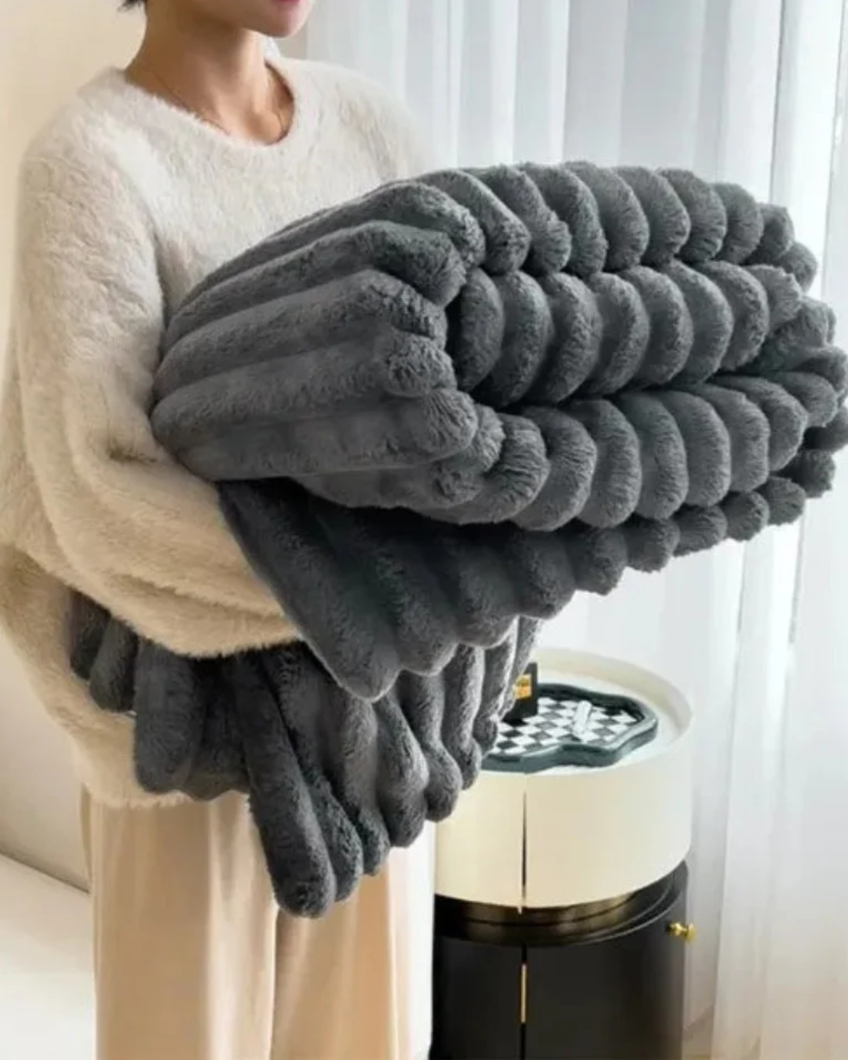 Coperta calda e soffice