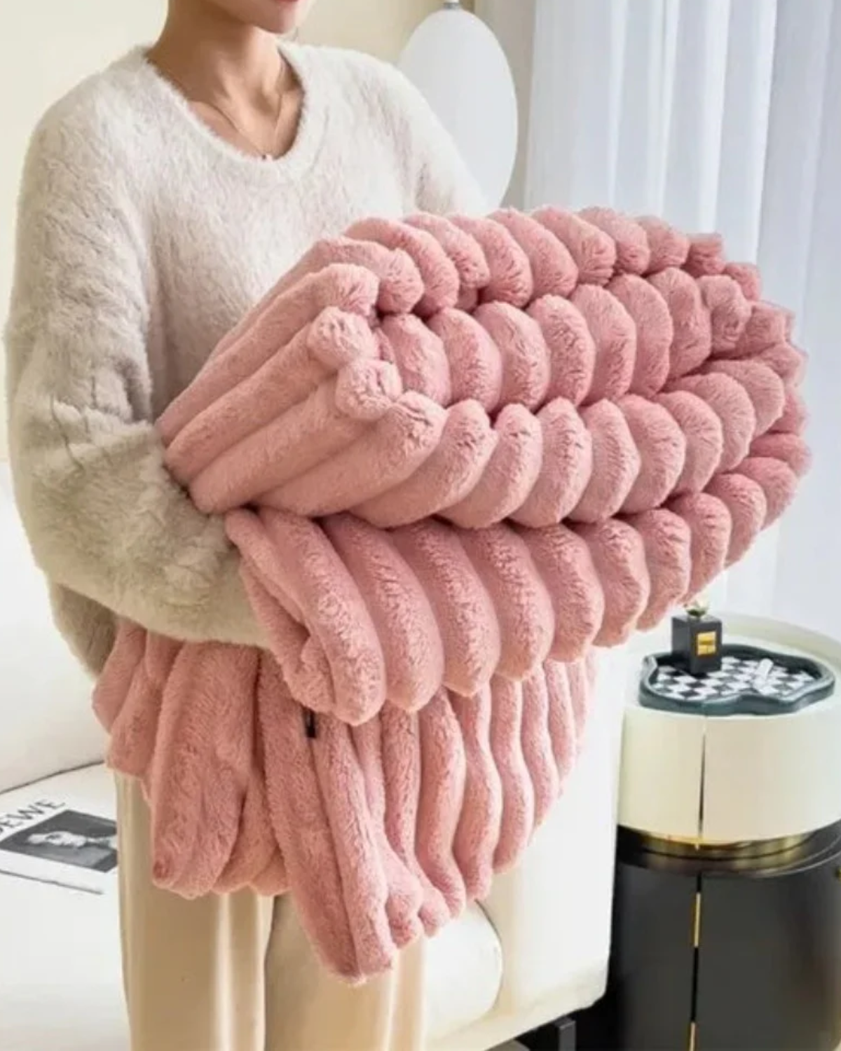 Coperta calda e soffice
