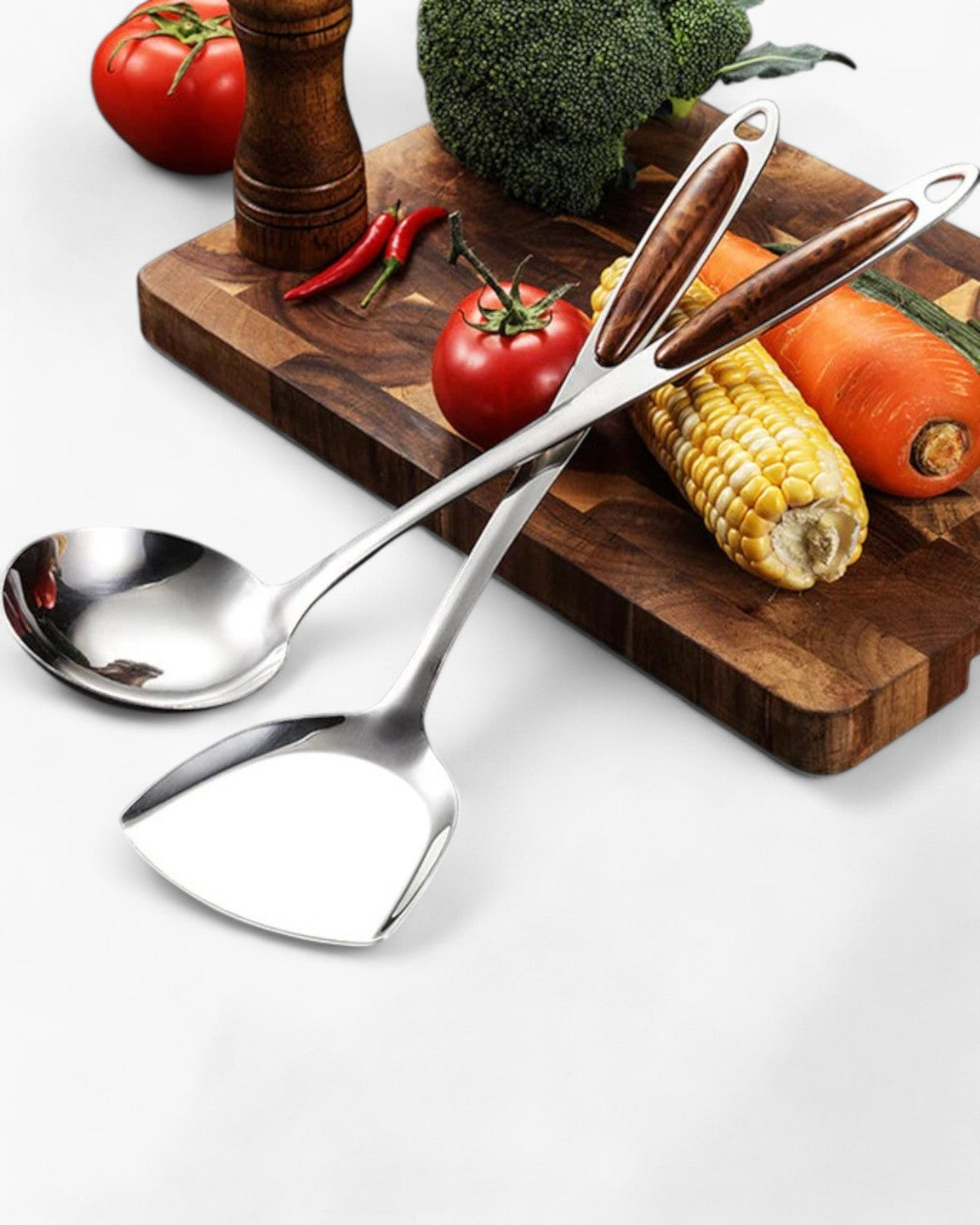 Set di utensili da cucina in acciaio inossidabile di alta qualità